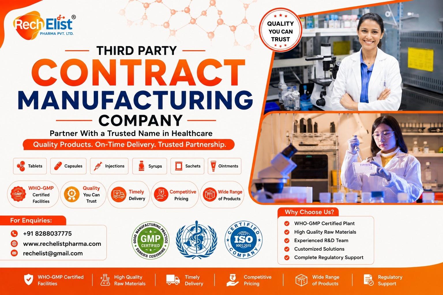 Third Party Contract Manufacturing Company