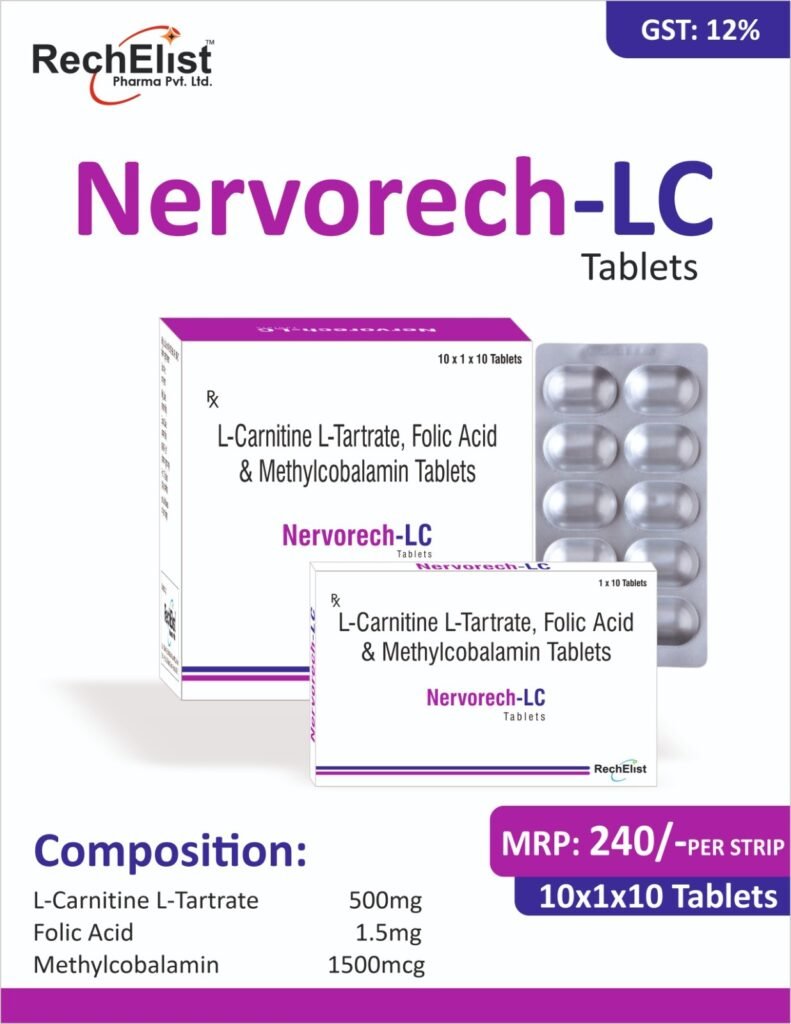 Folic Acid + L-Carnitine L-Tartrate + Methylcobalamin