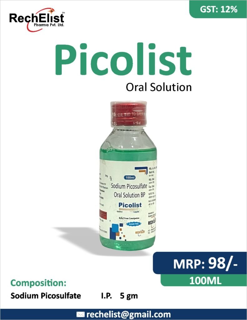 Sodium Picosulfate Oral Solution Manufacturer, Supplier